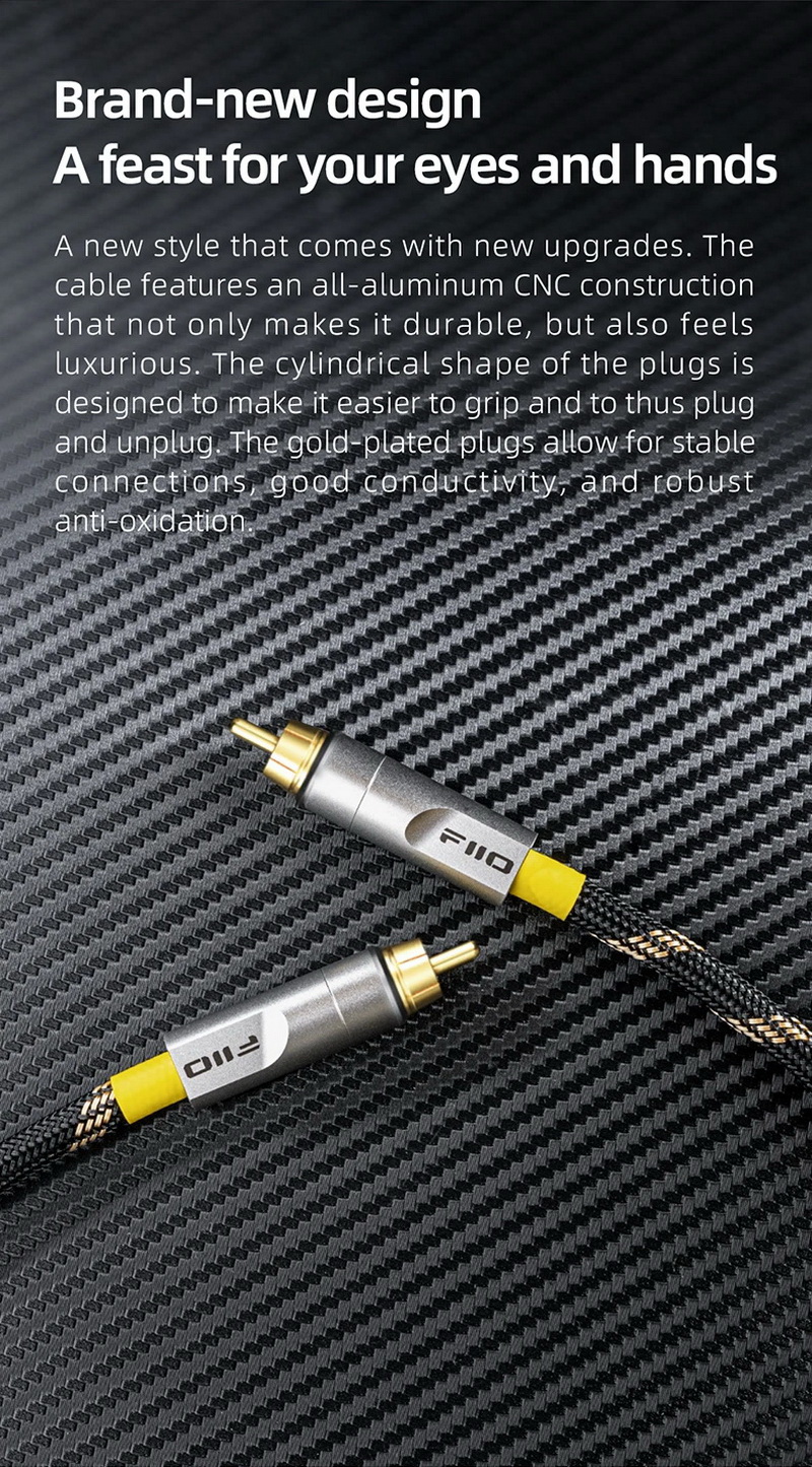 FiiO LR-RCA5 สาย RCA Digital Audio Coaxial สำหรับเครื่องเสียง