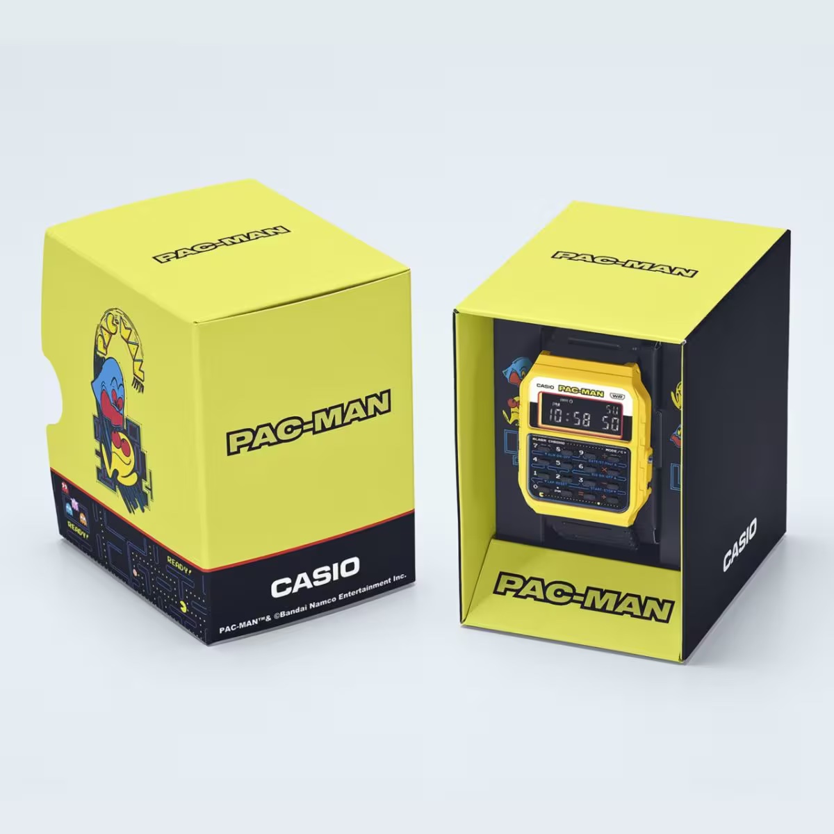 นาฬิกา คาสิโอ CASIO x PAC-MAN Limited Collaboration models รุ่น CA-53WPC-1B ของแท้ รับประกัน1ปี