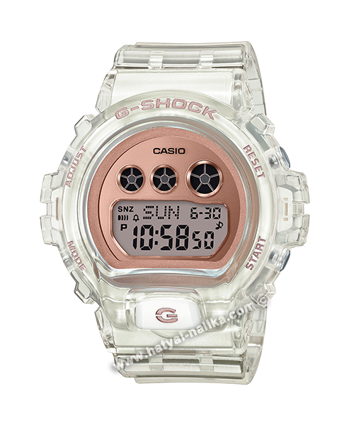 นาฬิกา Casio G-Shock มินิ S-Series Special Color GMD-S6900SR Skeleton Rose Gold series รุ่น GMD-S6900SR-7 ของแท้ รับประกัน1ปี