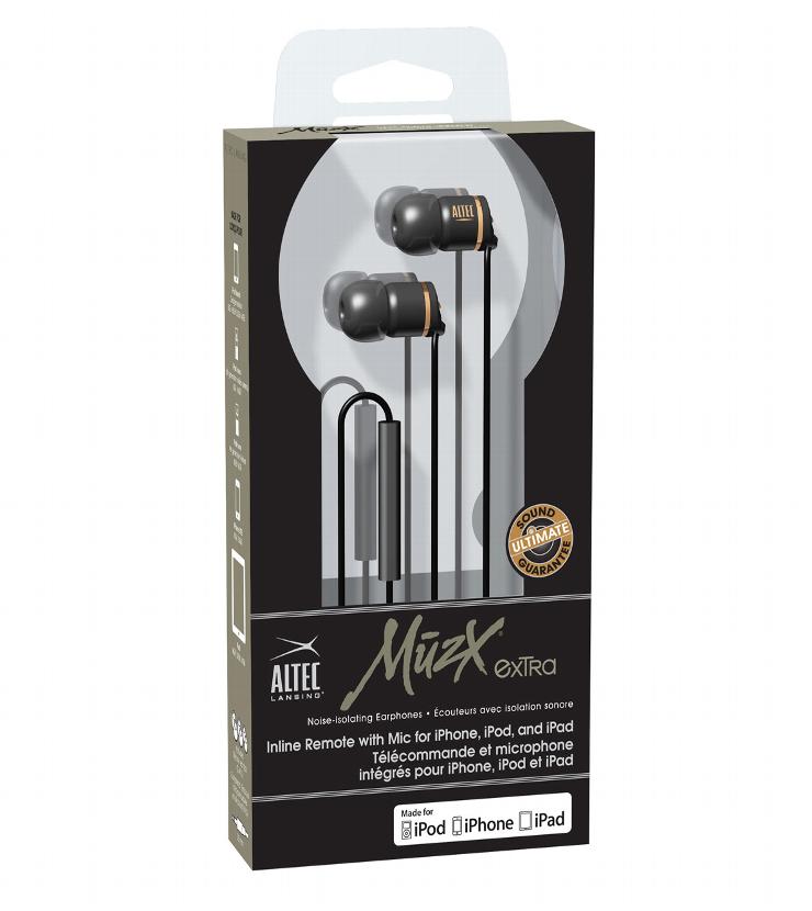 ขายหูฟัง Altec Lansing MUZX EXTRA หูฟังพร้อมไมค์ พร้อมปุ่มเพิ่มลดเสียง รับสาย เนื้อเสียงหนักแน่นดุดัน