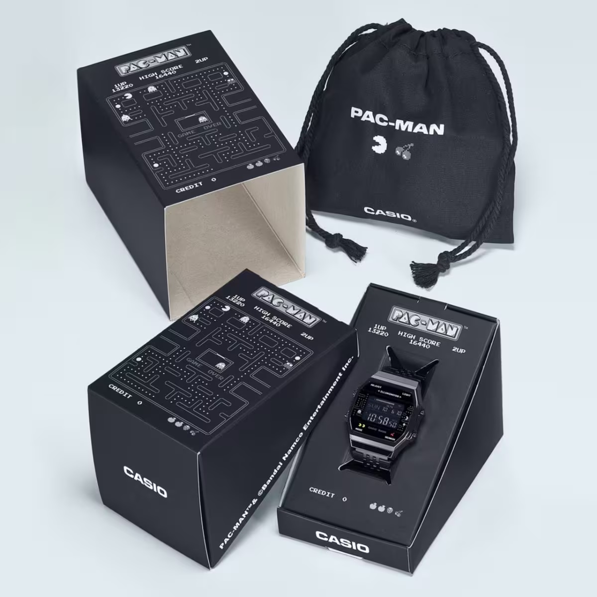 นาฬิกา คาสิโอ CASIO x PAC-MAN Limited Collaboration models รุ่น ABL-100WEPC-1B ของแท้ รับประกัน1ปี