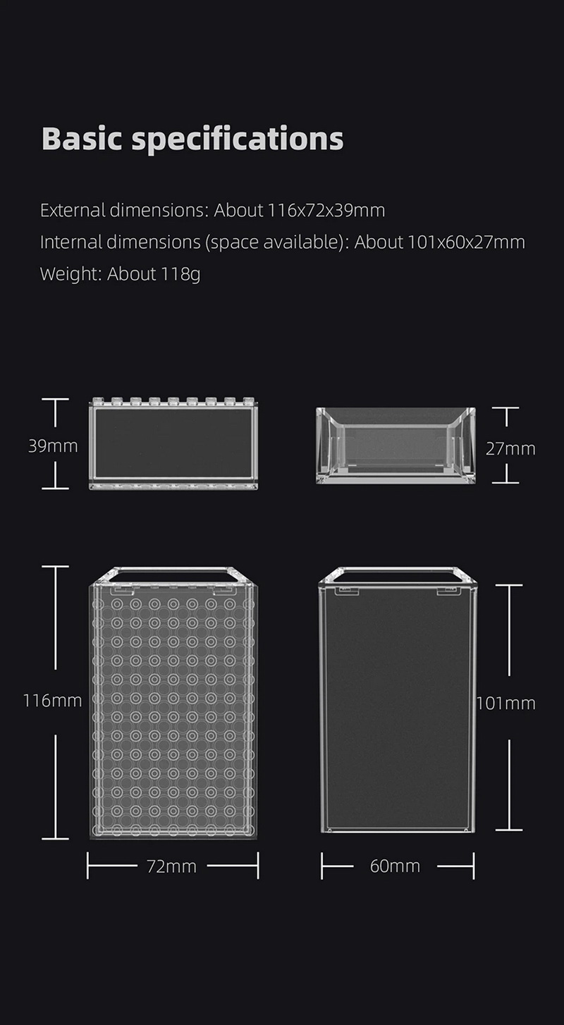 ขาย FiiO HB11 กล่องเก็บของอเนกประสงค์สำหรับ หูฟัง/USB/สายหูฟัง