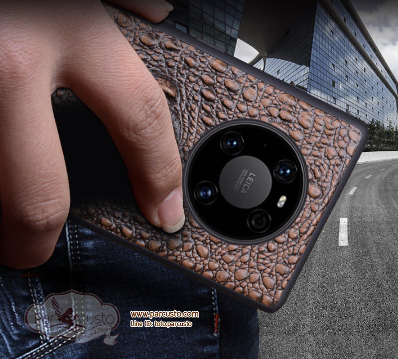 เคสฝาหลังหนังวัวแท้Huawei Mate 40 และ Mate 40 Pro จาก Wobiloo [Pre-order]