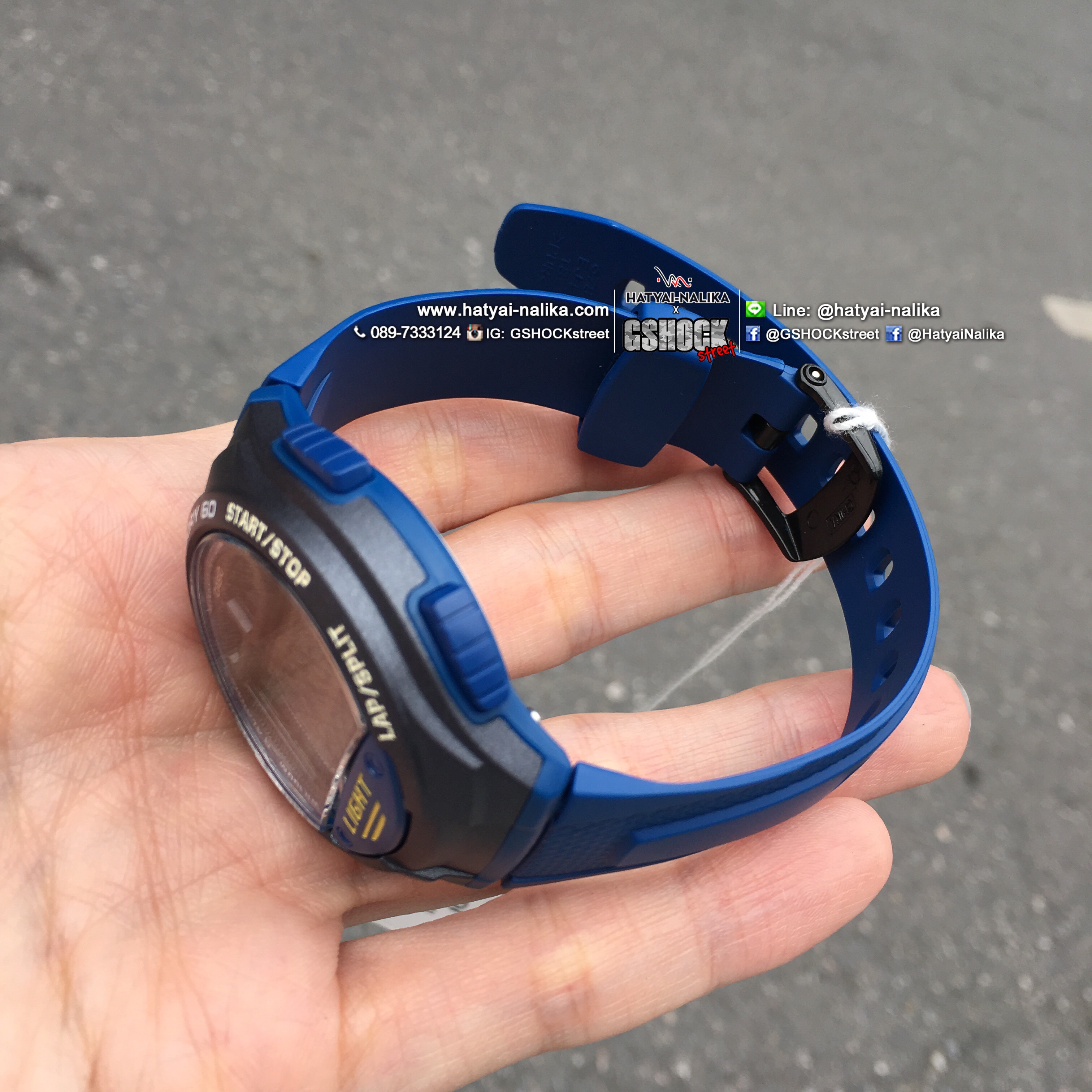 นาฬิกา คาสิโอ Casio 10 YEAR BATTERY รุ่น W-734-2A ของแท้ รับประกัน 1 ปี