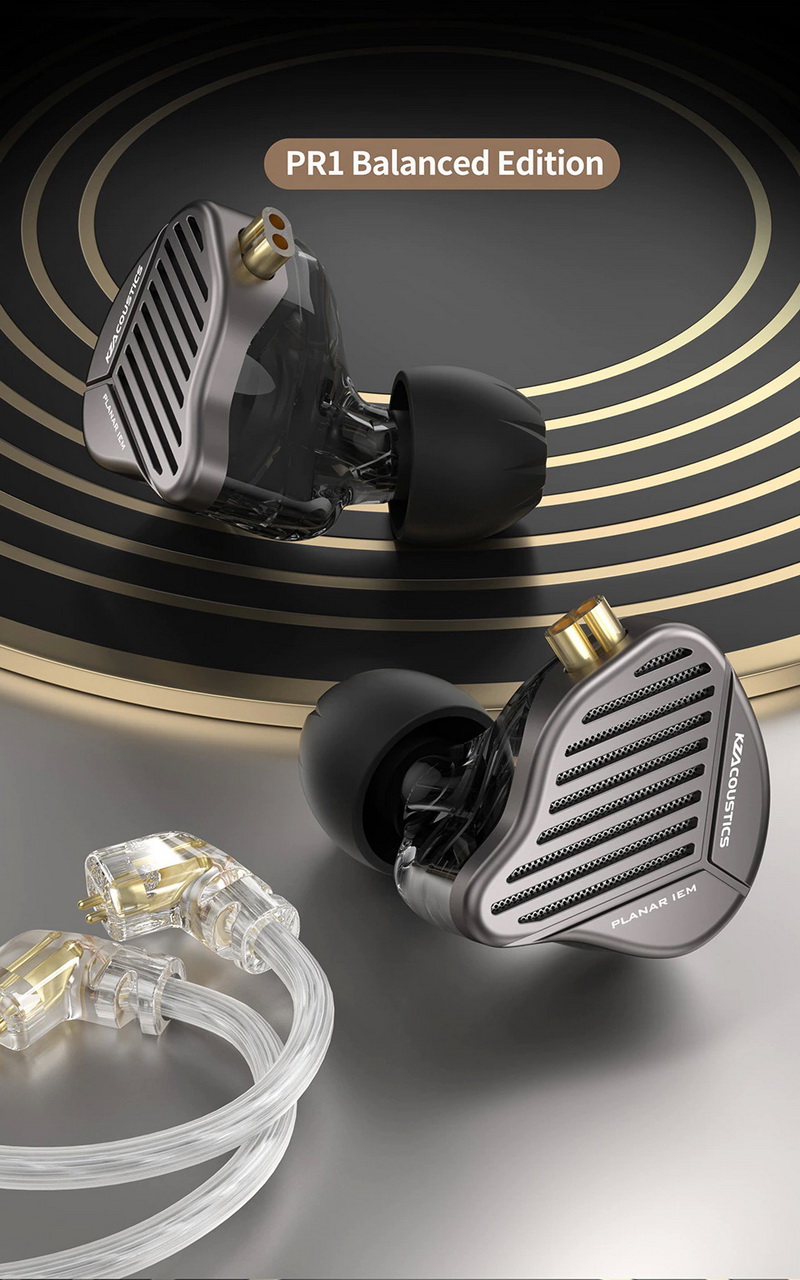 KZ PR1 หูฟังไดรเวอร์ PLANAR หูฟัง IEMs ประกันศูนย์ไทย