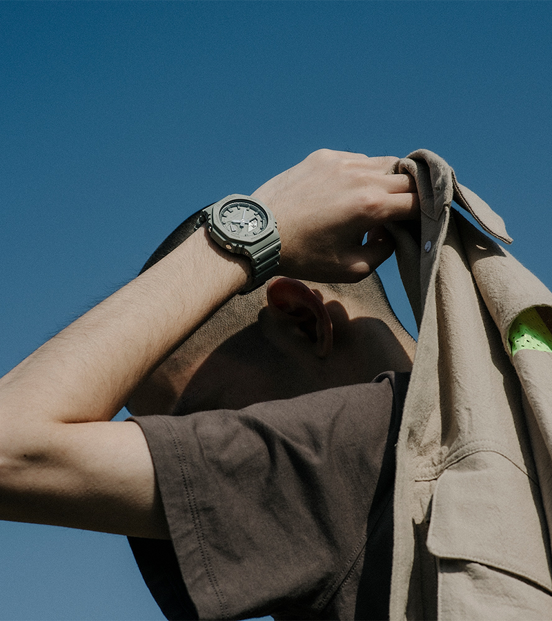 นาฬิกา Casio G-Shock Special Color Natural Color series รุ่น GA-2100NC-3A ของแท้ รับประกัน1ปี