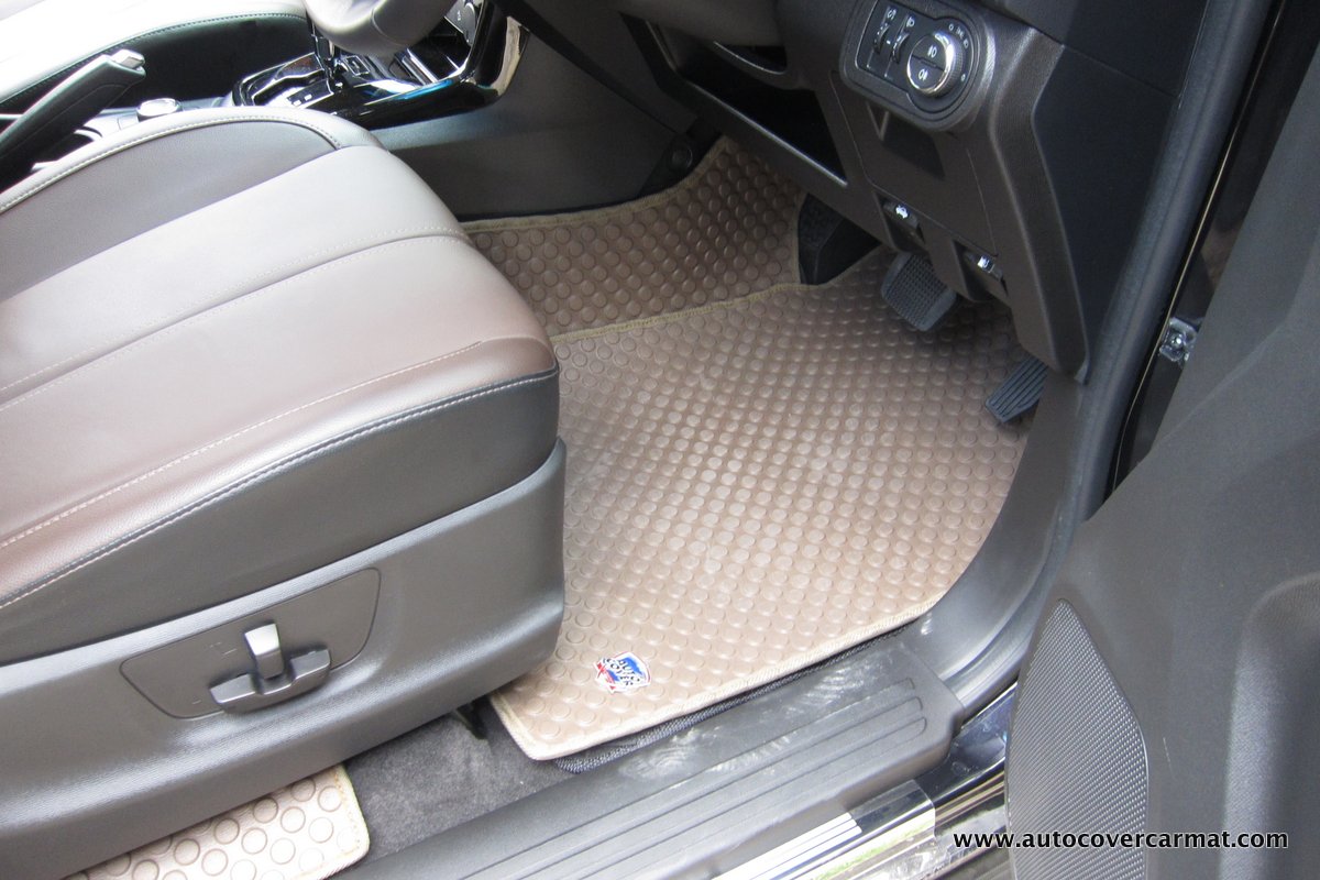 พรมกระดุม Super Save รถ CHEVROLET TRAILBLAZER ชุดปูเต็มคัน+แผ่นท้าย+หลังพนักพิง จำนวน 14 ชิ้น