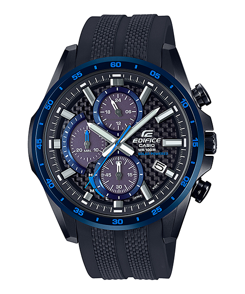 นาฬิกา Casio EDIFICE Solar-Powered CHRONOGRAPH รุ่น EQS-900PB-1BV ของแท้ รับประกัน 1 ปี