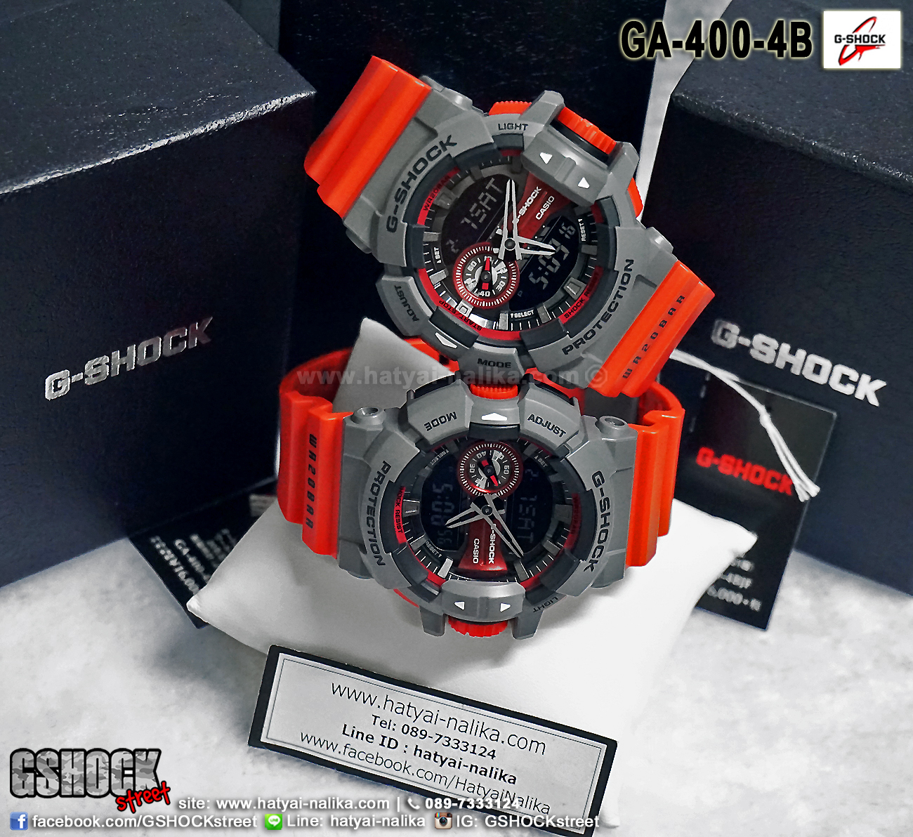 นาฬิกา คาสิโอ Casio G-Shock Standard Analog-Digital รุ่น GA-400-4B "NISMO" (นำเข้า Japan) หายากมาก