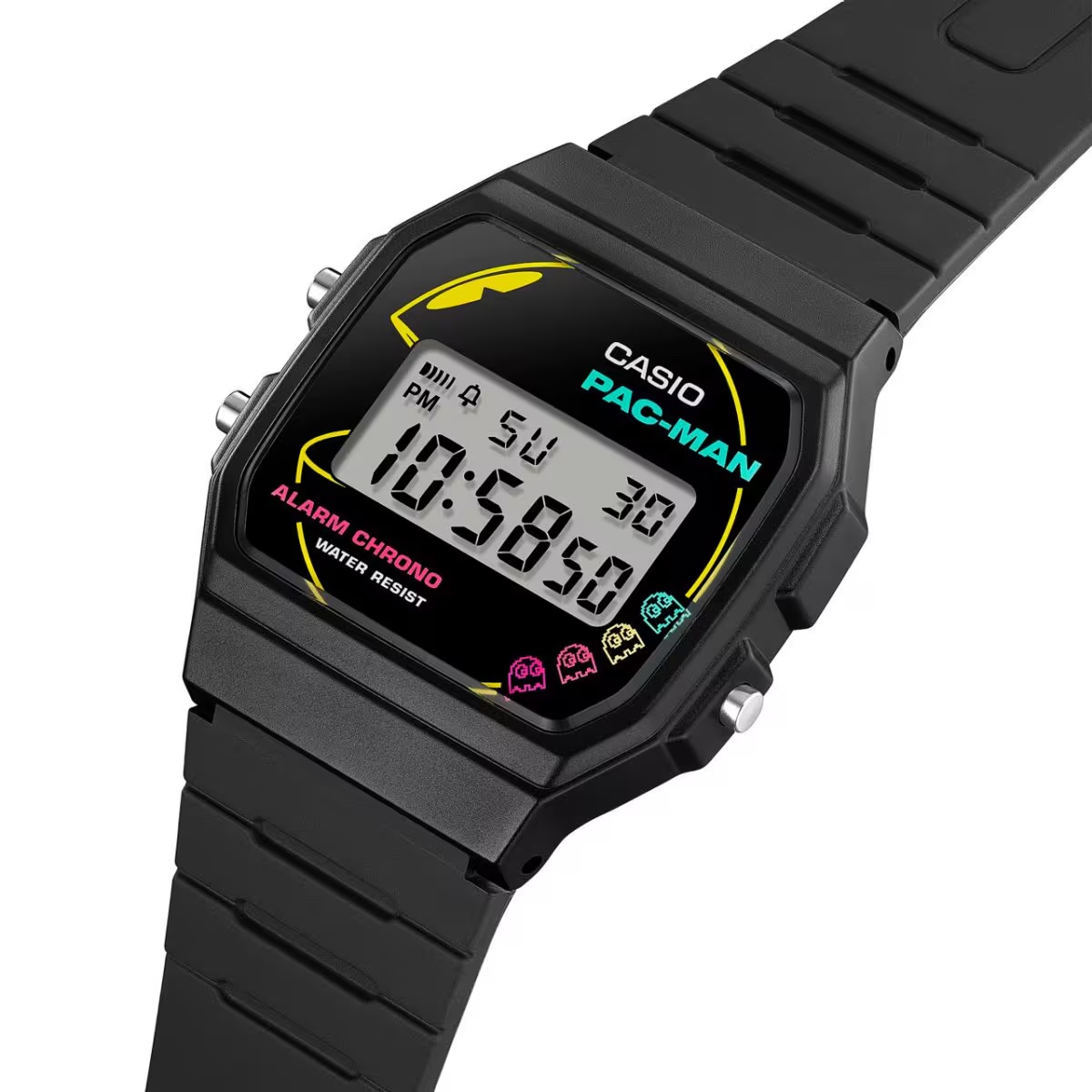 นาฬิกา คาสิโอ CASIO x PAC-MAN Limited Collaboration models รุ่น F-91WPC-1A ของแท้ รับประกัน1ปี