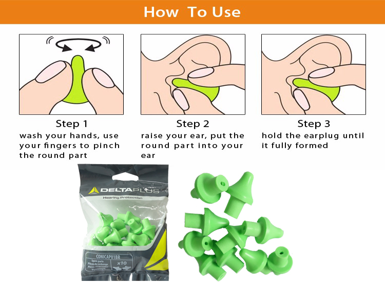 จุกก้านอุดหู DELTA 1 pair x10