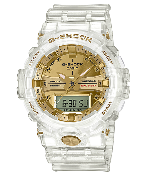 นาฬิกา Casio G-Shock 35th Anniversary Limited GLACIER GOLD 5rd series รุ่น GA-835E-7A, GA-835E-7 ของแท้ รับประกัน1ปี