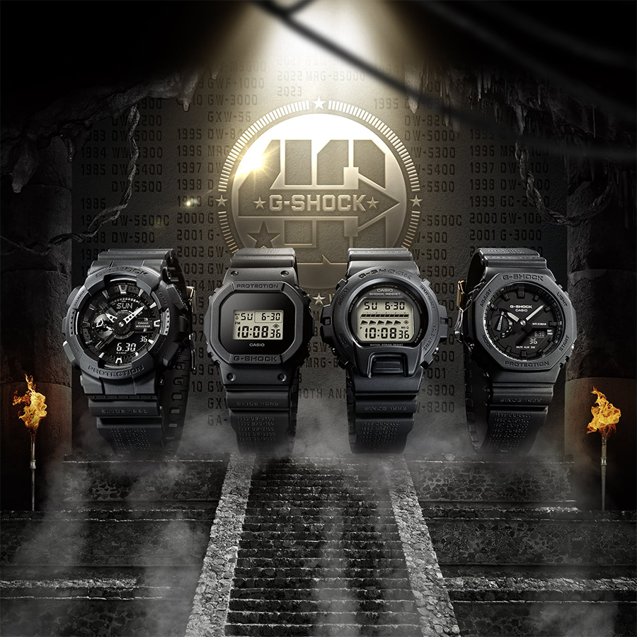นาฬิกา Casio G-SHOCK 40th Anniversary REMASTER BLACK Limited รุ่น DWE-5657RE-1 (ชุด Box Set) ของแท้ รับประกัน1ปี