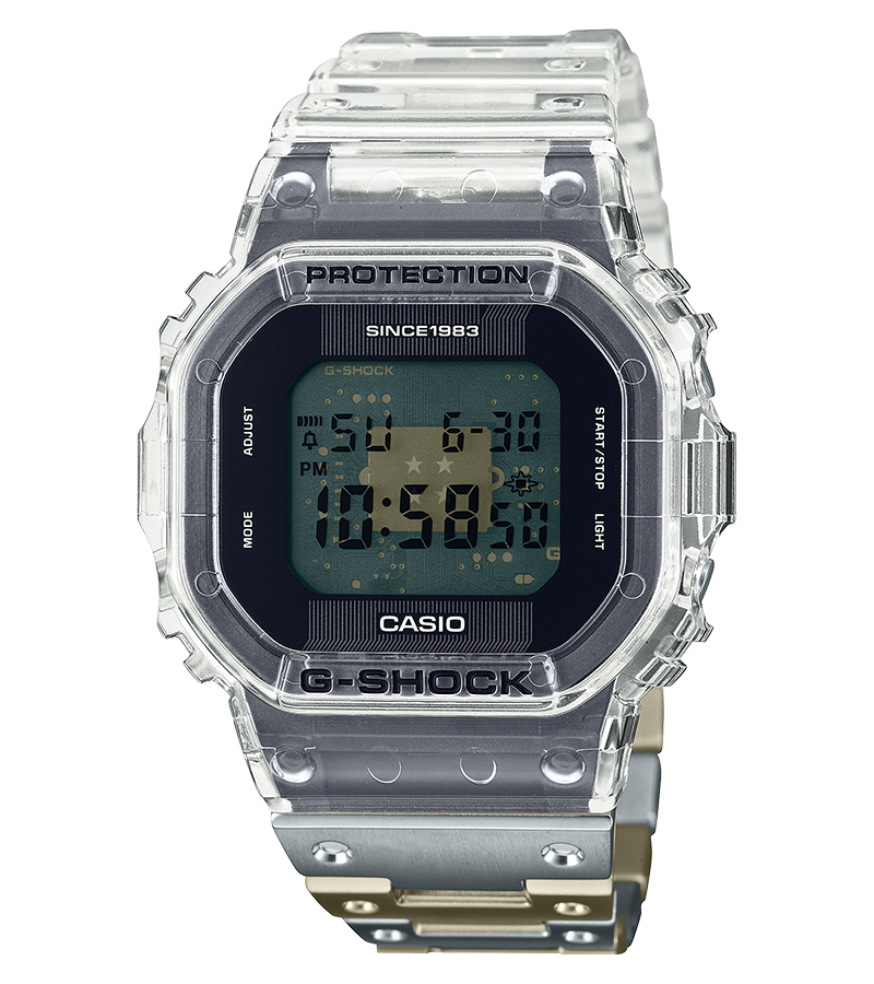 นาฬิกา Casio G-Shock 40th Anniversary CLEAR REMIX รุ่น DWE-5640RX-7 ของแท้ รับประกัน1ปี