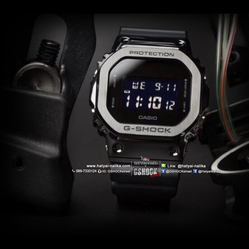 นาฬิกา Casio G-Shock Standard Digital GM-5600 series รุ่น GM-5600B-1 ของแท้ รับประกัน1ปี