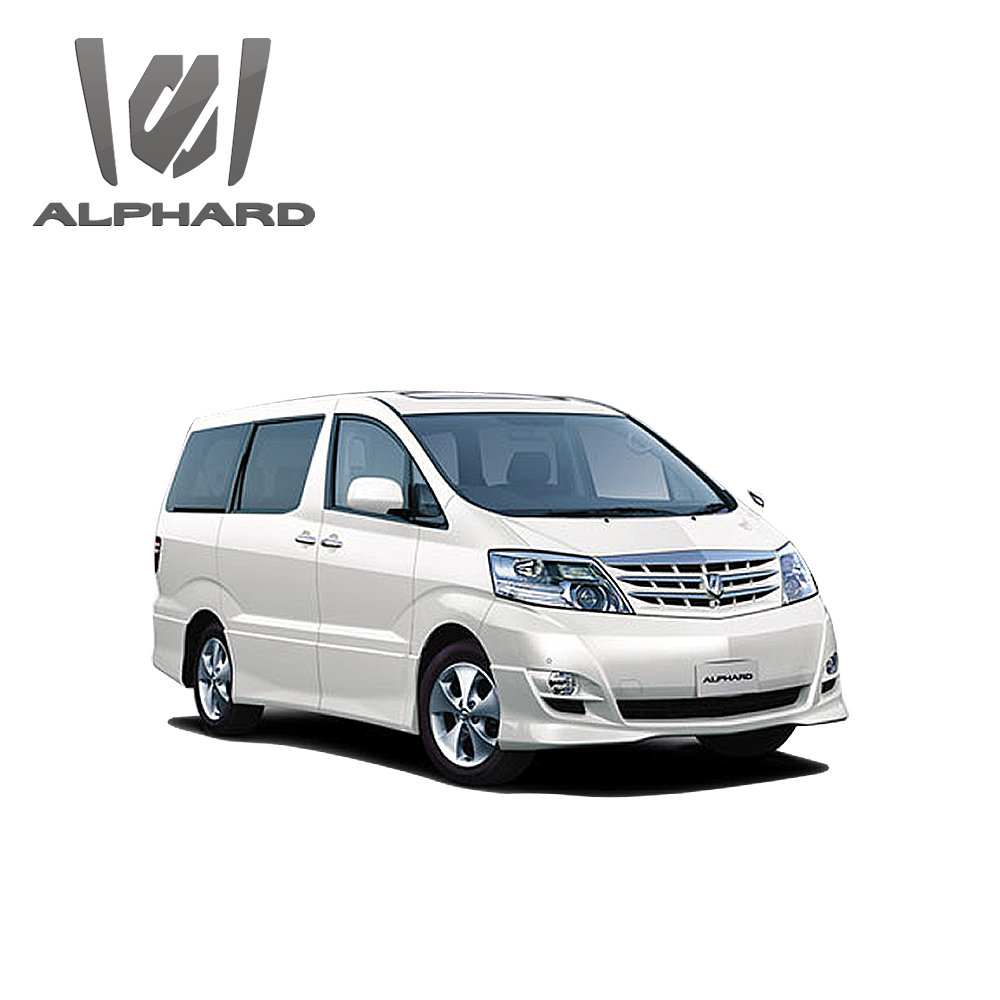 พรมปูพื้นรถยนต์ 6D รถ TOYOTA ALPHARD 2007-2010 พรมรถยนต์ ชุดเต็มคัน รวมท้าย