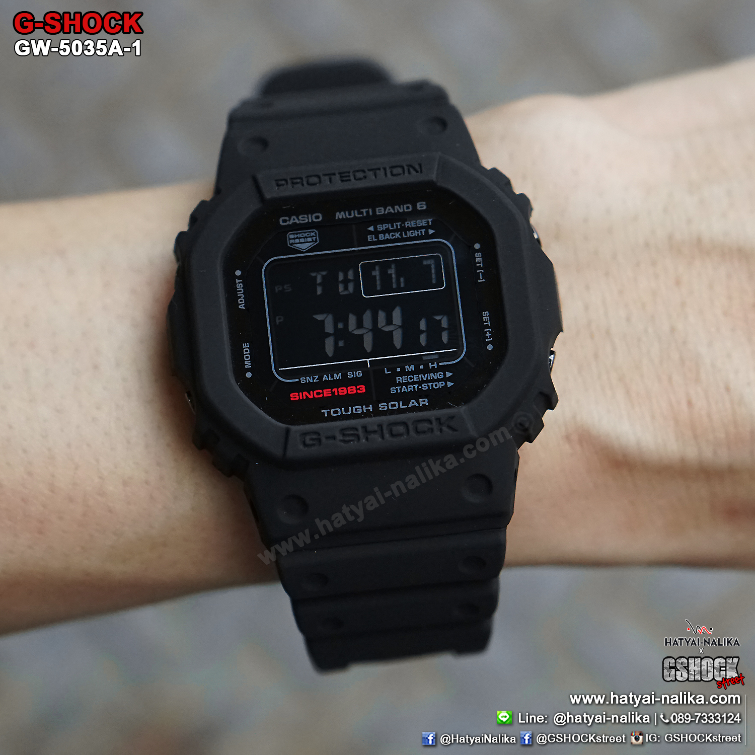 นาฬิกา Casio G-Shock 35th Anniversary Limited Edition BIG BANG BLACK series รุ่น GW-5035A-1 Made in Japan (ไม่มีขายในประเทศไทย) ของแท้ รับประกัน1ปี (นำเข้า Japan)