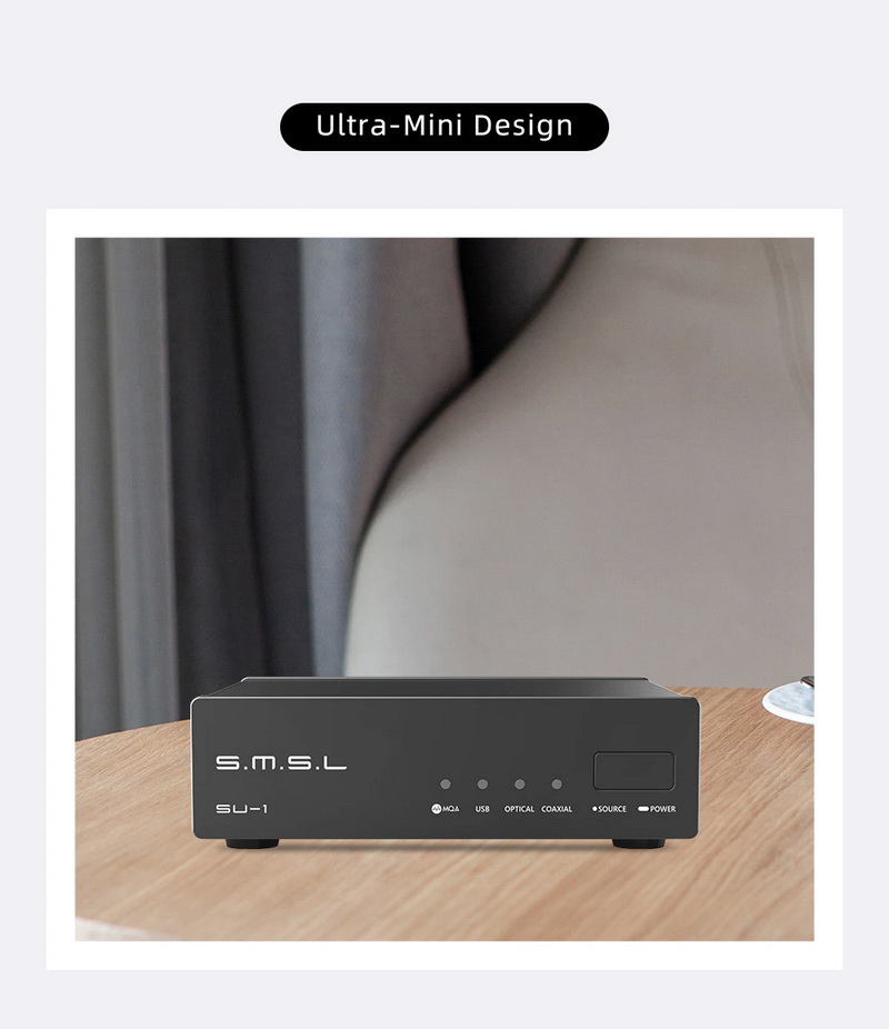 SMSL SU-1 DAC ตั้งโต๊ะ ชิป AK4493S รองรับ MQA, Hi-Res ประกันศูนย์ไทย