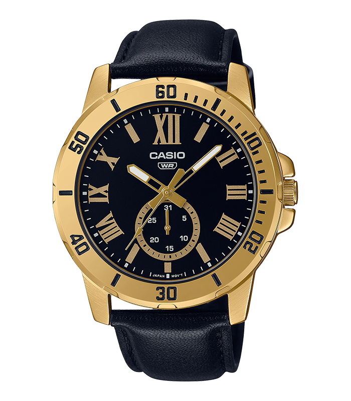 นาฬิกา คาสิโอ Casio STANDARD Analog'men รุ่น MTP-VD200GL-1B ของแท้ รับประกัน1ปี