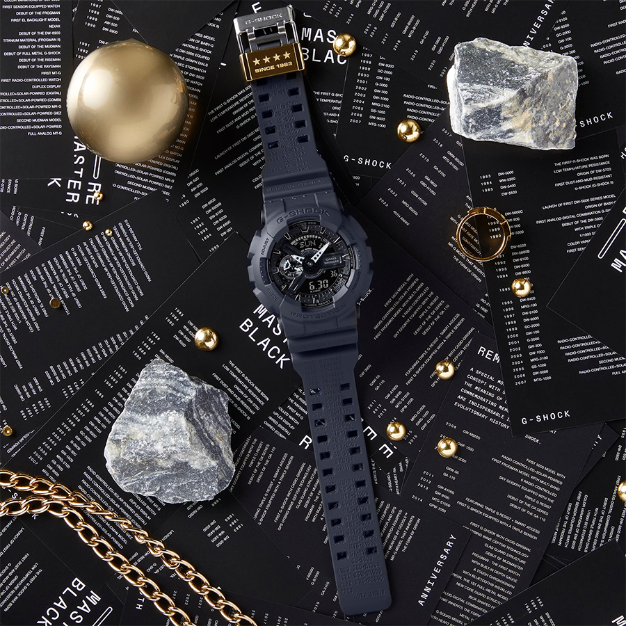 นาฬิกา Casio G-SHOCK 40th Anniversary REMASTER BLACK Limited รุ่น GA-114RE-1A ของแท้ รับประกัน1ปี