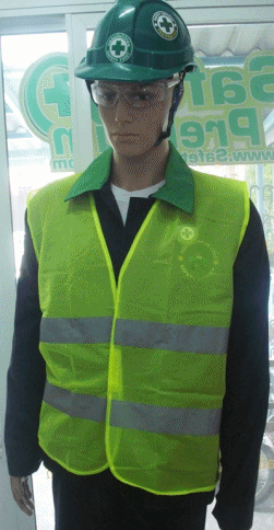 เสื้อสะท้อนแสง สีเขียว [ Safety Vest - Green ]