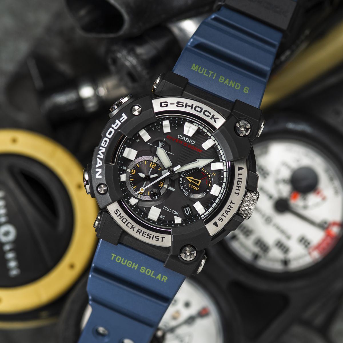 นาฬิกา Casio G-Shock มนุษย์กบ FROGMAN ANALOG รุ่น GWF-A1000-1A2 "Made in Japan" ของแท้ รับประกัน1ปี