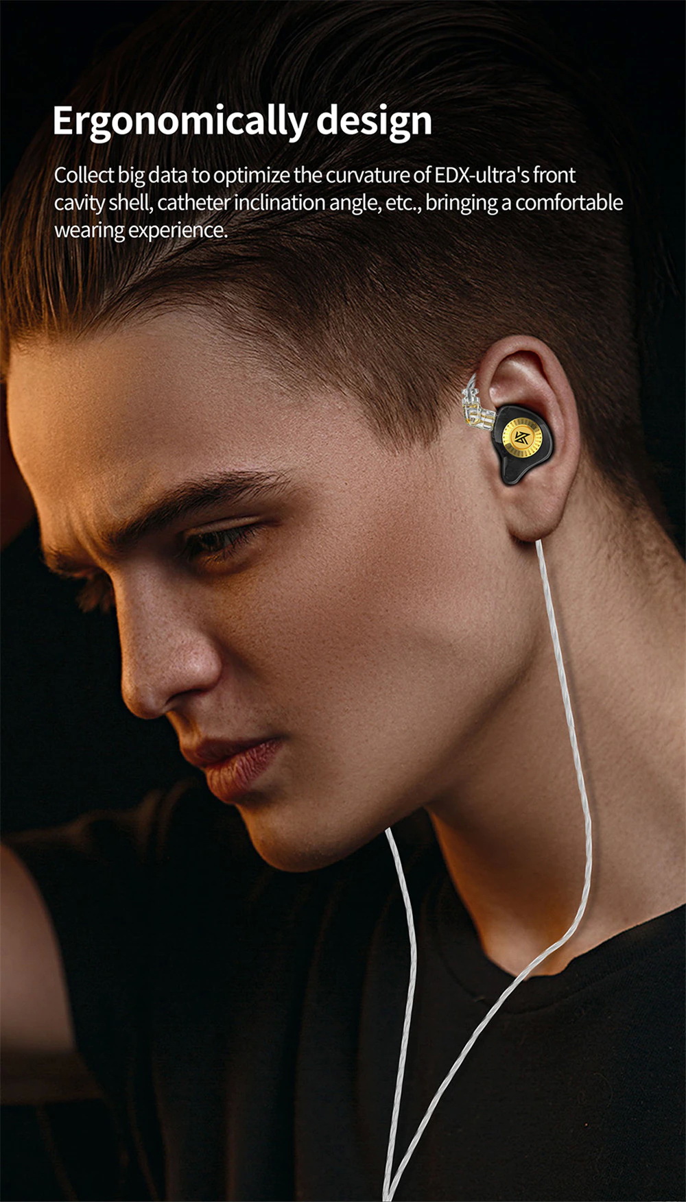 ขาย KZ EDX Ultra หูฟัง Dynamic ระดับมืออาชีพ เบสลึกหนักแน่น ประกันศูนย์ไทย