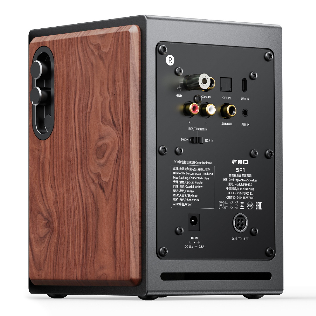 FiiO SA1 ชุดลำโพงแอคทีฟไฮไฟตั้งโต๊ะ ประสิทธิ์ภาพสูง รองรับบลูทูธ ประกันศูนย์ไทย