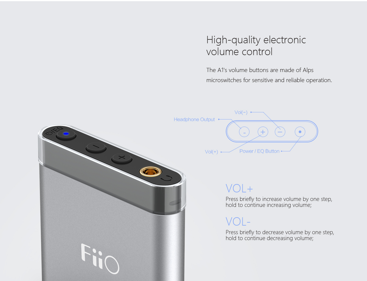 ขาย FiiO A1 แอมป์พกพาจิ๋วแต่แจ๋ว สำหรับมือถือ เครื่องเล่นเพลง