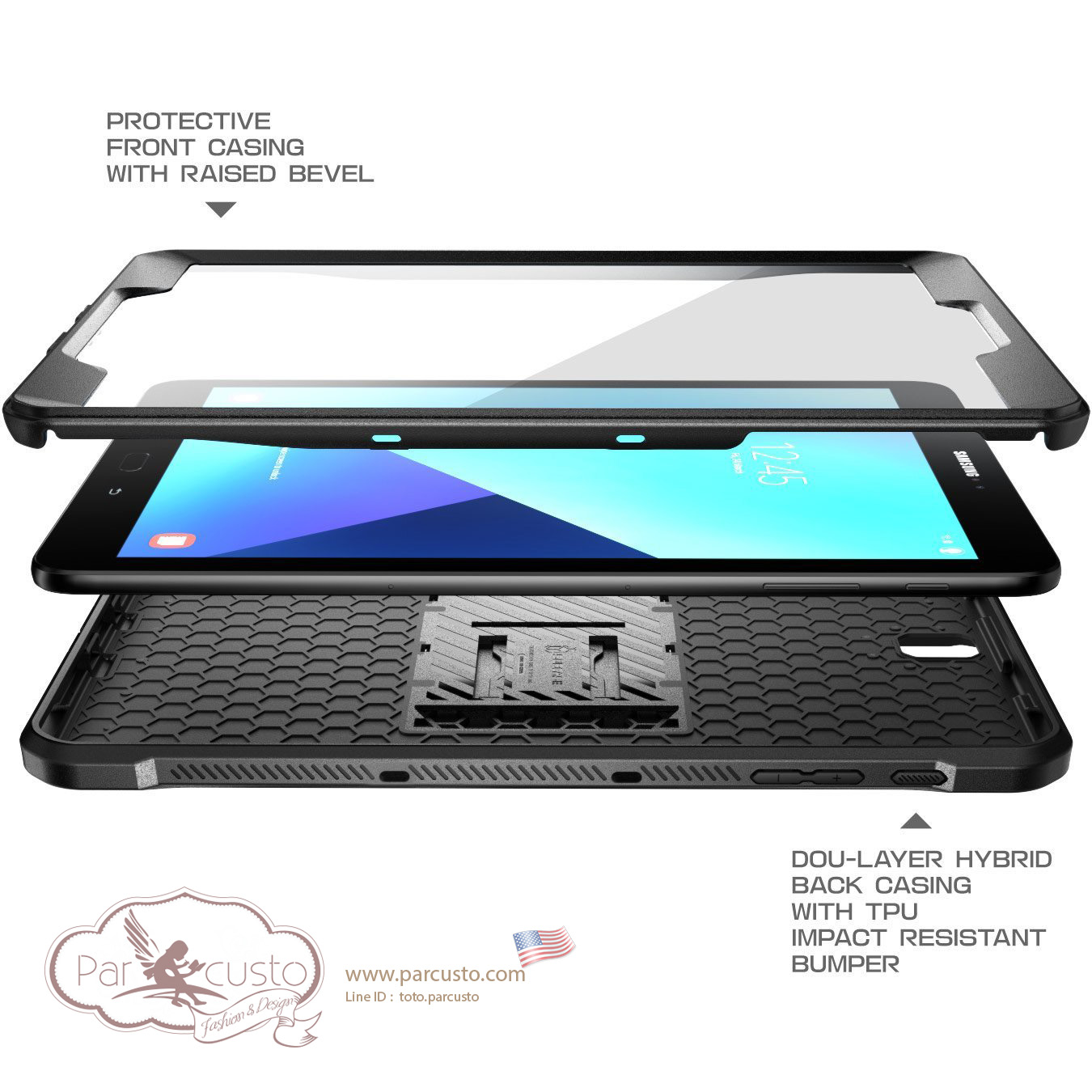 เคสกันกระแทก Samsung Galaxy Tab S3 9.7 [Unicorn Beetle PRO] จาก SUPCASE [ยกเลิกขายชั่วคราว เนื่องจากส่งมาผิดประจำ]