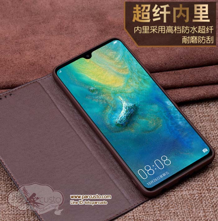 เคสหนังวัว Huawei Mate 20, Mate 20 PROและ Mate 20x [กรุณาระบุรุ่น] จาก Wobiloo [Pre-order]