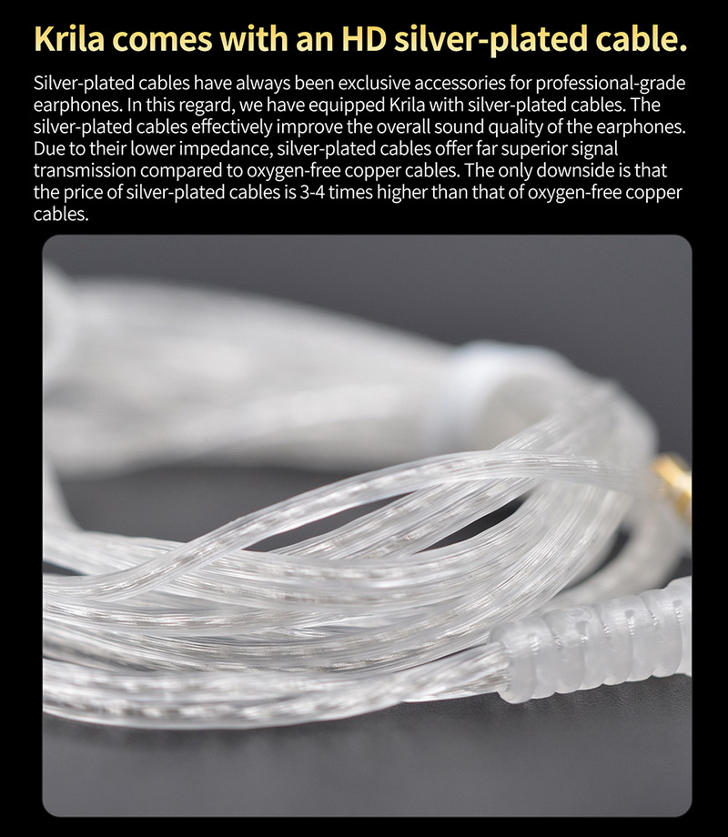 KZ krila หูฟัง Hybrid 2 ไดรเวอร์ 1BA+1DD ปรับแต่งโทนเสียงได้ ประกันศูนย์ไทย