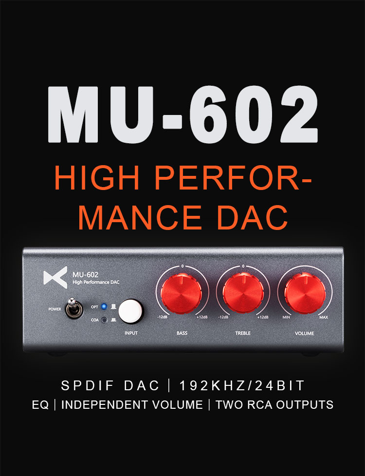 ขาย Xduoo MU-602 DAC ตั้งโต๊ะประสิทธิภาพสูง ประกันศูนย์ไทย