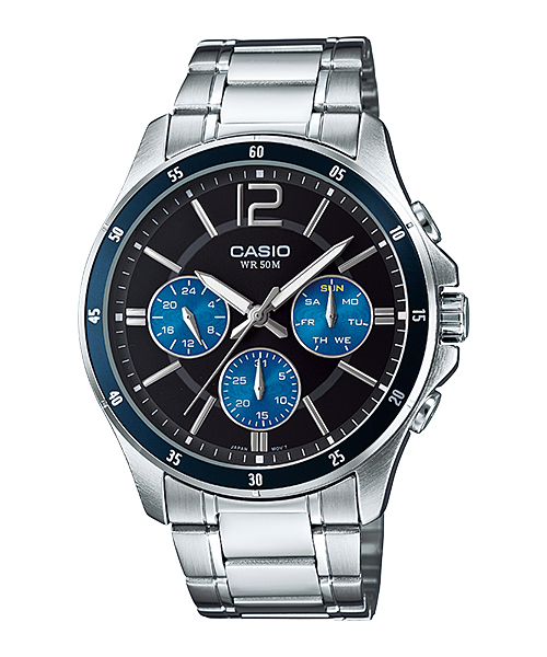 นาฬิกา คาสิโอ Casio STANDARD Analog'men รุ่น MTP-1374D-2AV ของแท้ รับประกัน 1 ปี