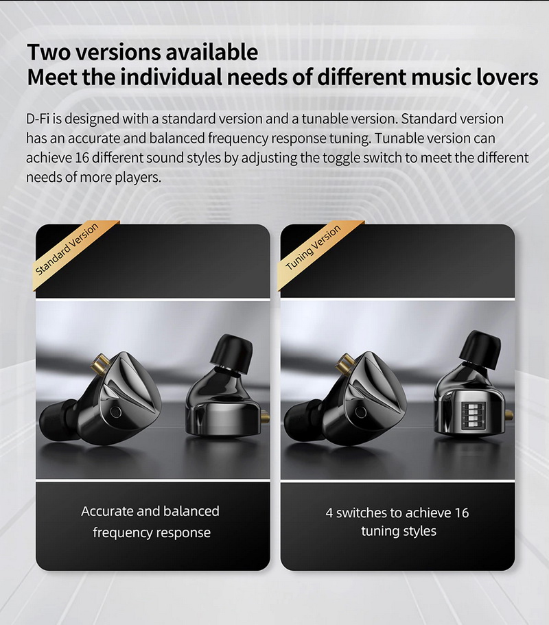 KZ D-Fi หูฟัง Iems ไดรเวอร์ไดนามิกประสิทธิภาพสูง ราชาแห่งหูฟังไดนามิก ประกันศูนย์ไทย