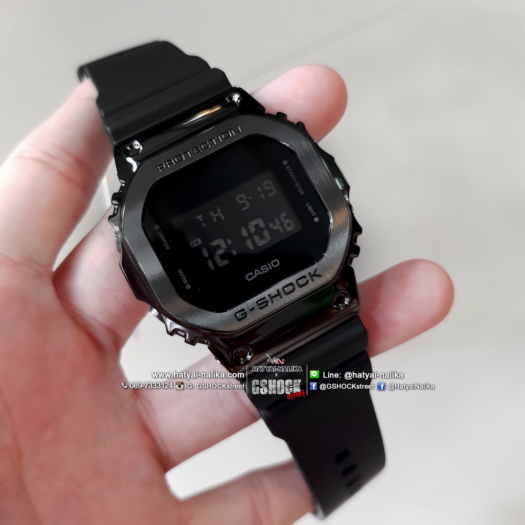 นาฬิกา Casio G-Shock Standard Digital GM-5600 series รุ่น GM-5600B-1 ของแท้ รับประกัน1ปี