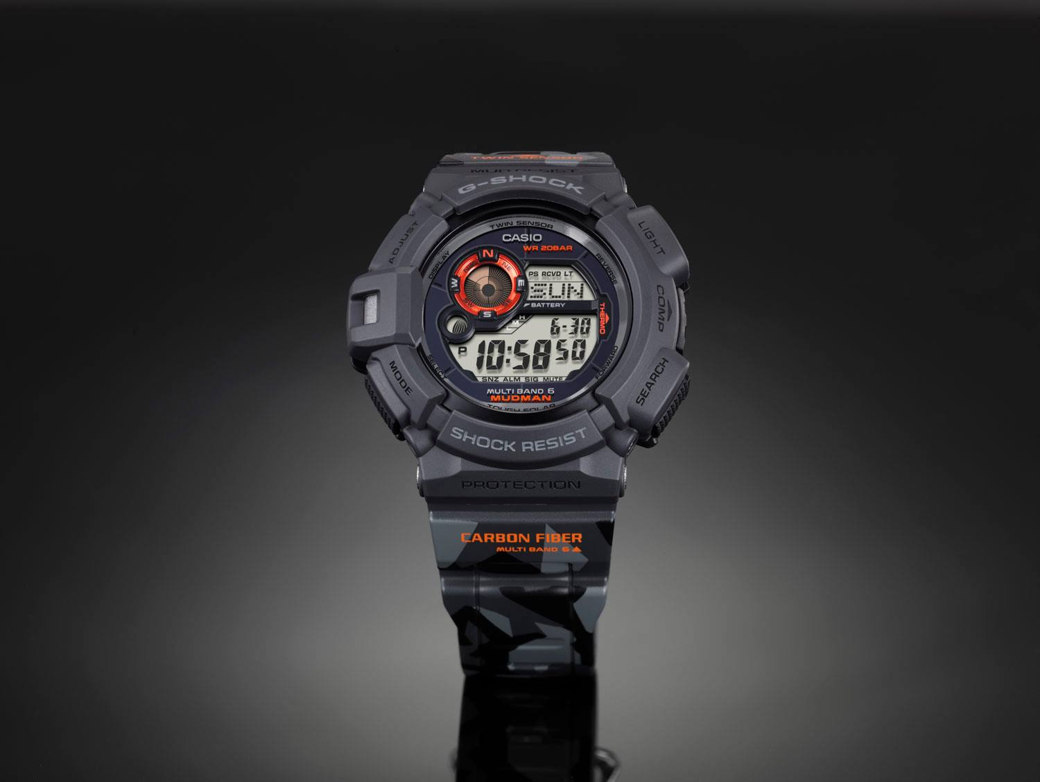นาฬิกา คาสิโอ Casio G-Shock MUDMAN Limited รุ่น GW-9300CM-1JR มัดแมนลายพราง "Men in CAMOUFLAGE" (JAPAN) ไม่วางขายในไทย