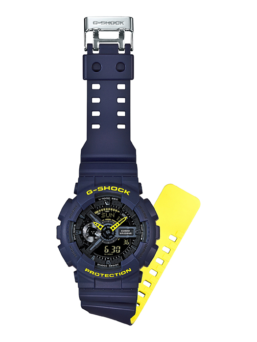 นาฬิกา Casio G-Shock GA-110LN Layered Neon colors series รุ่น GA-110LN-2A ของแท้ รับประกัน1ปี