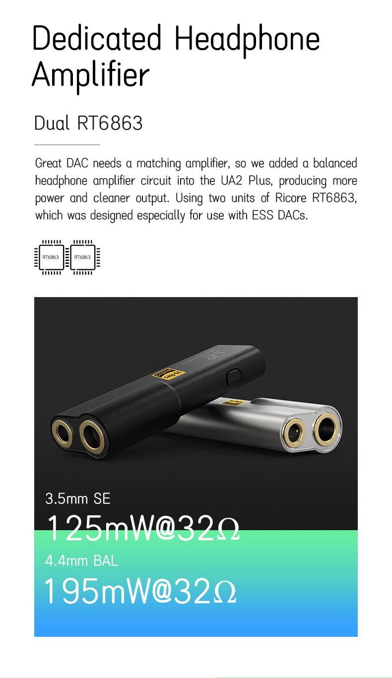 Shanling UA2 PLUS USB DAC/AMP พกพา ประกันศูนย์ไทย