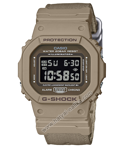 นาฬิกา Casio G-Shock Limited DW-5600LU Layered Utility series รุ่น DW-5600LU-8 สีทะเลทราย (ไม่วางขายในไทย) ของแท้ รับประกัน1ปี
