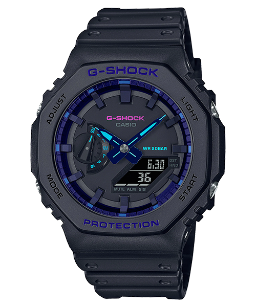นาฬิกา Casio G-Shock Special Color Virtual Blue series รุ่น GA-2100VB-1A ของแท้ รับประกัน1ปี