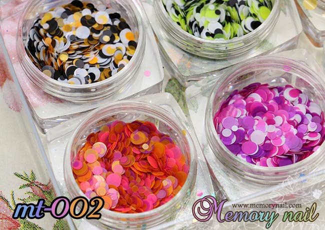 กากเพชรทรงกลม,กากเพชรติดเล็บ