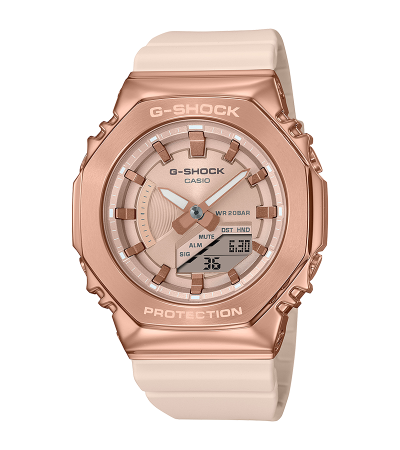นาฬิกา Casio G-Shock Women ไซส์มินิ Metal Covered รุ่น GM-S2100PG-4A ของแท้ รับประกัน1ปี