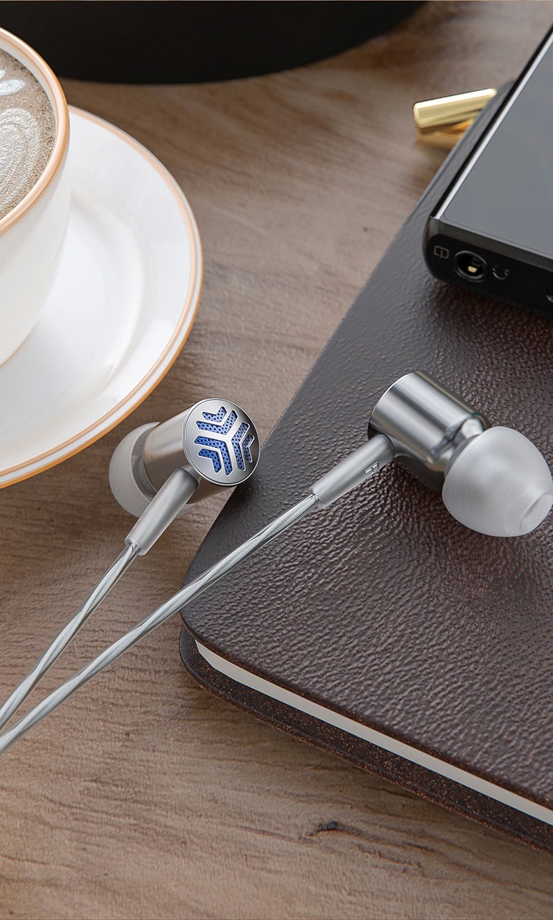 FiiO JD3 หูฟัง 1 ไดรเวอร์ Dynamic พร้อมไมค์ บอดี้แสตนเลส