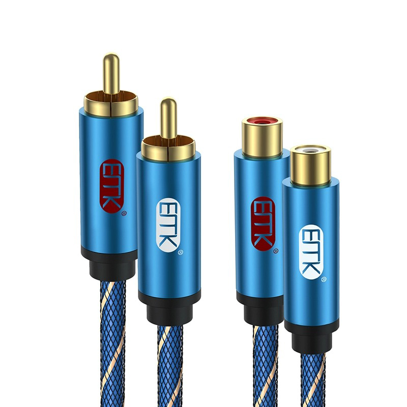 ERTK RCAExtension สายเพิ่มความยาวสำหรับสาย RCA ให้เสียงต้นฉบับที่ชัดเจน ประกันศูนย์ไทย