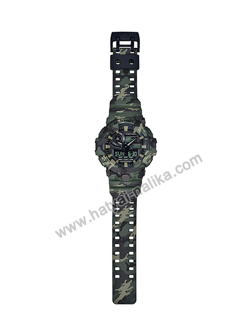 นาฬิกา Casio G-Shock Limited GA-700CM Camouflage series รุ่น GA-700CM-3A (พรางเขียว) ของแท้ รับประกัน1ปี