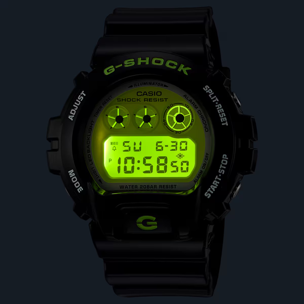 นาฬิกา Casio G-Shock Digital รุ่น DW-6900RCS-1 สีMountain Dew “Justin Bieber”ของแท้ รับประกัน1ปี