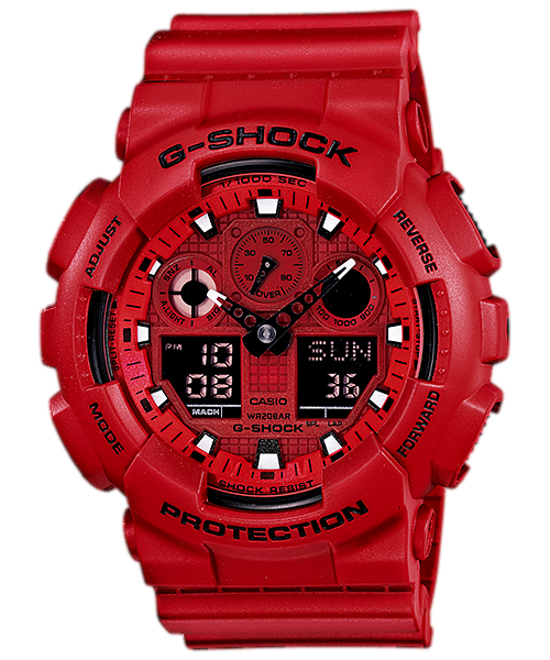 นาฬิกา คาสิโอ Casio G-Shock Limited model รุ่น GA-100C-4 “HellBoy” ของแท้ รับประกัน1ปี