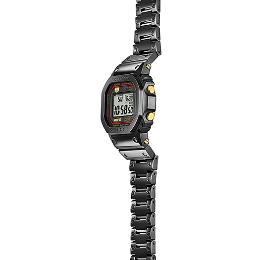 นาฬิกา Casio G-SHOCK Luxury model MR-G with Bluetooth MRG-B5000 series รุ่น MRG-B5000B-1 "Made in Japan" ของแท้ รับประกัน1ปี