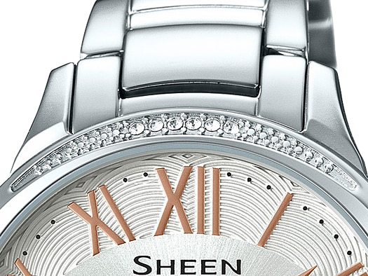 นาฬิกา คาสิโอ Casio SHEEN MULTI-HAND SHE-3058 series รุ่น SHE-3058D-7A ของแท้ รับประกัน1ปี